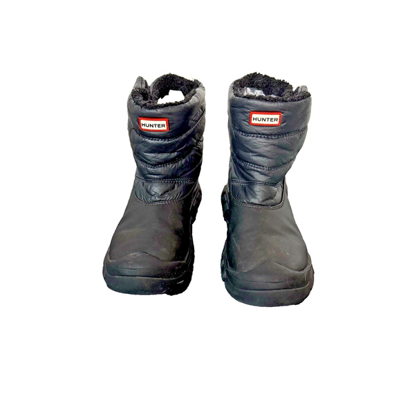 Hunter Big Kids Intrepid Nebula Snow Boots Black - Picture 10 of 14